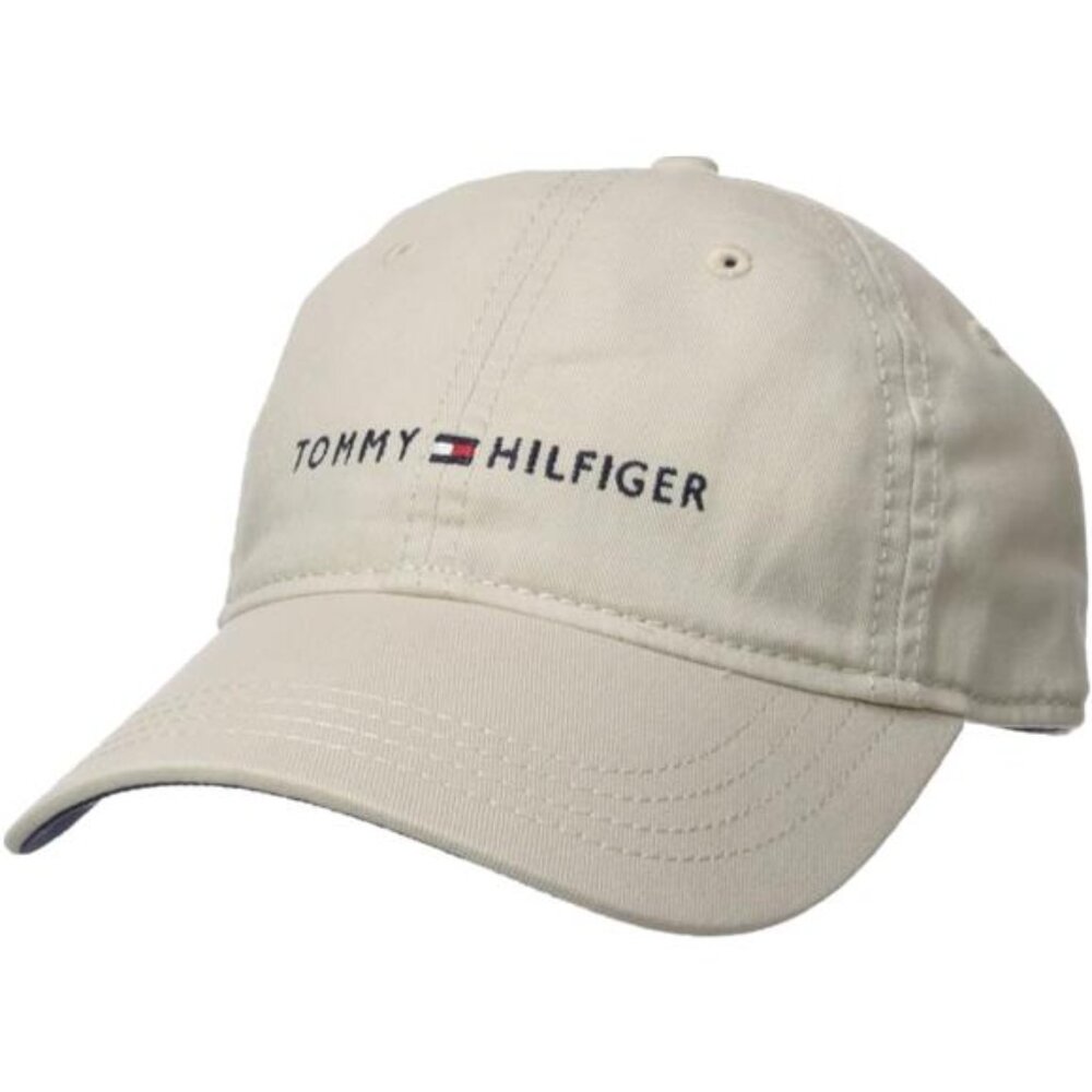 Unisex White Cotton Logo Adjustable Baseball Cap Hats for Men and Women‎